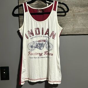 NWOT Indian Motorcycle tank tee shirt muscle